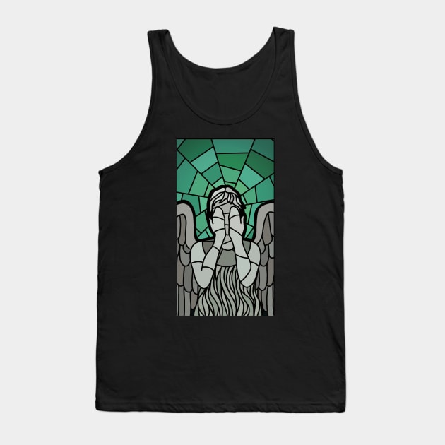 The Angels Are Weeping Tank Top by OctopodArts